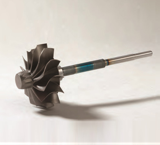 小叶轮激光熔覆